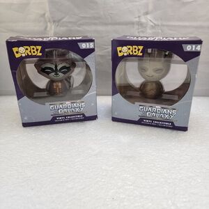 Marvel Guardians of the Galaxy Dorbz Rocket 015 & Groot 014 Vinyl Collectibles